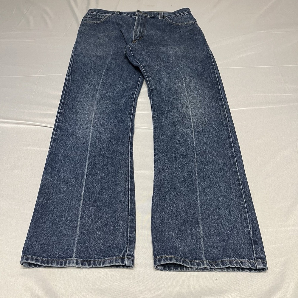 Y2K Levis 517 Bootcut Jeans Mens Tag 34x30 Fits 32x30 Dark Wash Western Fade